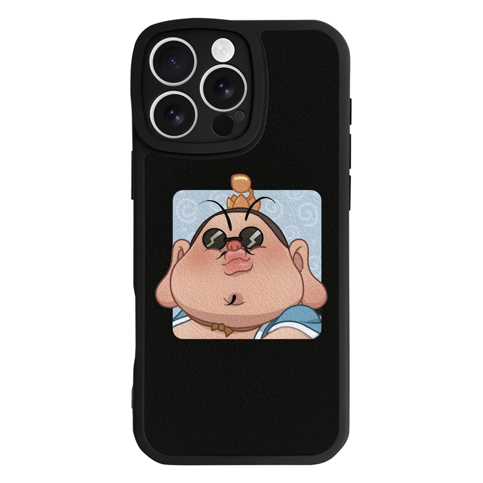 （画像用） Ne Zha 2 ナタ 魔童の大暴れ 【iPhone 16シリーズ対応】シリコンスマホケース（レザー調） 材質：シリコン